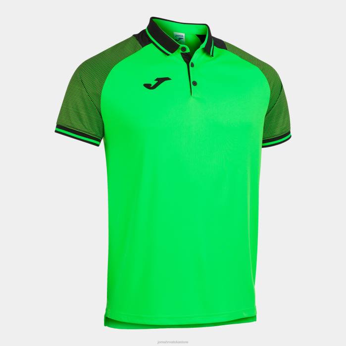 hr Joma polo majica kratkih rukava neophodna ii fluorescentno zelena crna 6FVN4148 muškarci