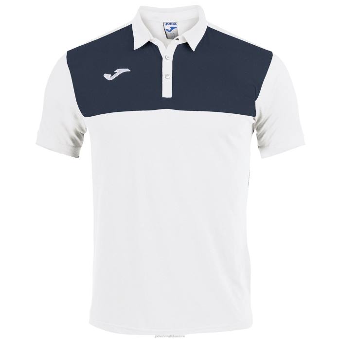 hr Joma polo majica kratkih rukava pobjednik bijela tamnoplava 6FVN4409 muškarci