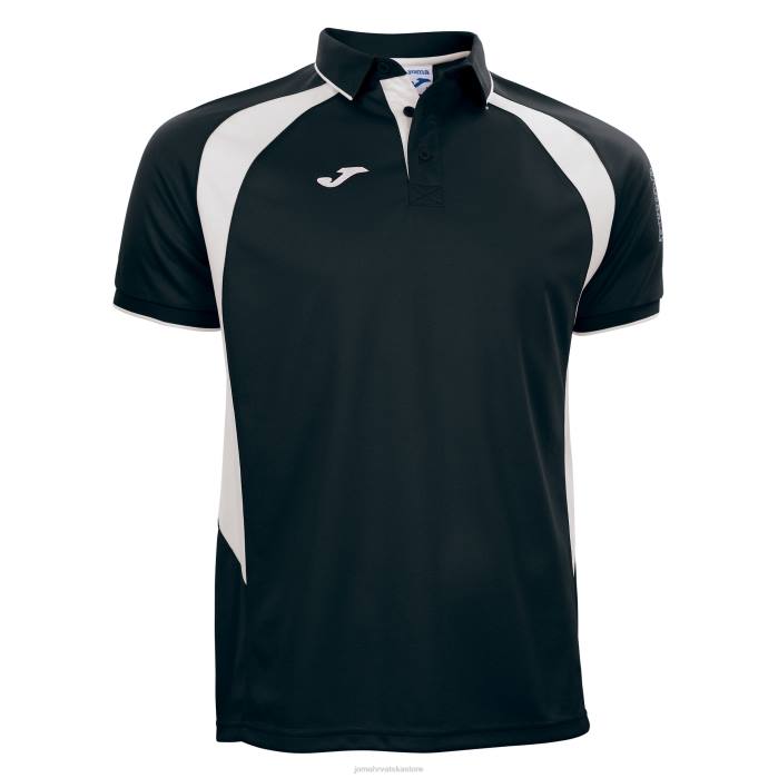 hr Joma polo majica kratkih rukava prvenstvo iii crno bijeli 6FVN4229 muškarci