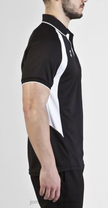 hr Joma polo majica kratkih rukava prvenstvo iii crno bijeli 6FVN4229 muškarci