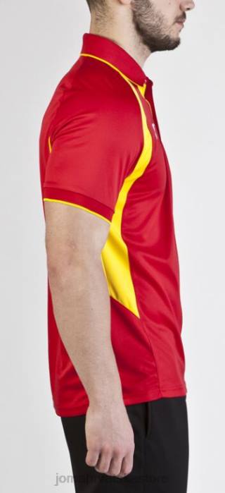 hr Joma polo majica kratkih rukava prvenstvo iii crveno žuto 6FVN573 muškarci