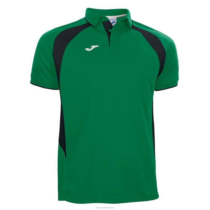 hr Joma polo majica kratkih rukava prvenstvo iii zeleno crno 6FVN572 muškarci