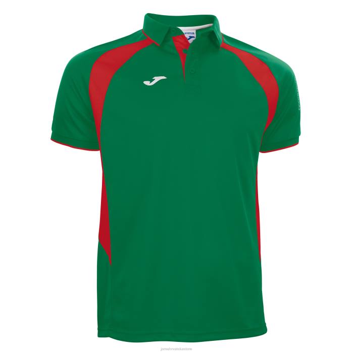 hr Joma polo majica kratkih rukava prvenstvo iii zeleno crveno 6FVN1073 muškarci