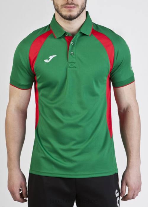 hr Joma polo majica kratkih rukava prvenstvo iii zeleno crveno 6FVN1073 muškarci