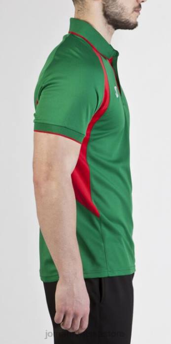 hr Joma polo majica kratkih rukava prvenstvo iii zeleno crveno 6FVN1073 muškarci