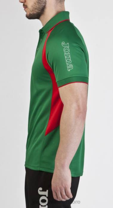 hr Joma polo majica kratkih rukava prvenstvo iii zeleno crveno 6FVN1073 muškarci
