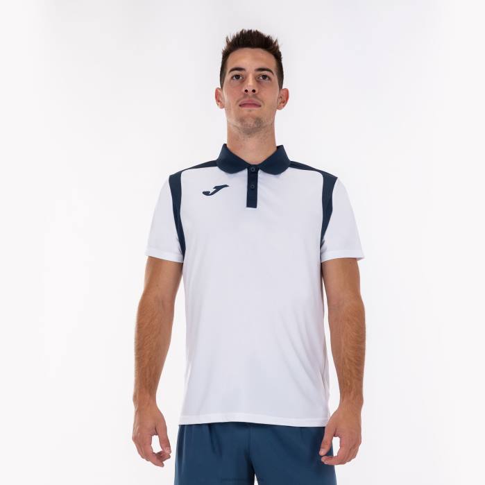 hr Joma polo majica kratkih rukava prvenstvo v bijela tamnoplava 6FVN4448 muškarci
