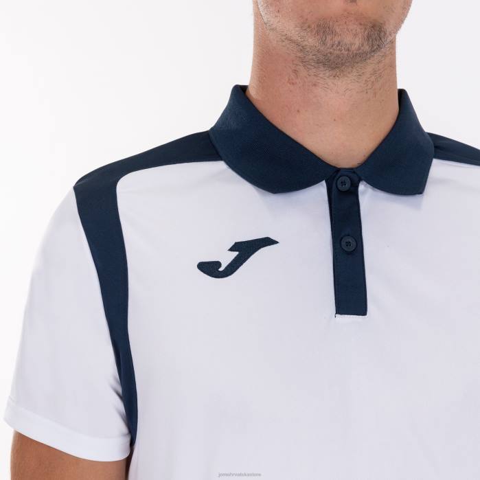 hr Joma polo majica kratkih rukava prvenstvo v bijela tamnoplava 6FVN4448 muškarci