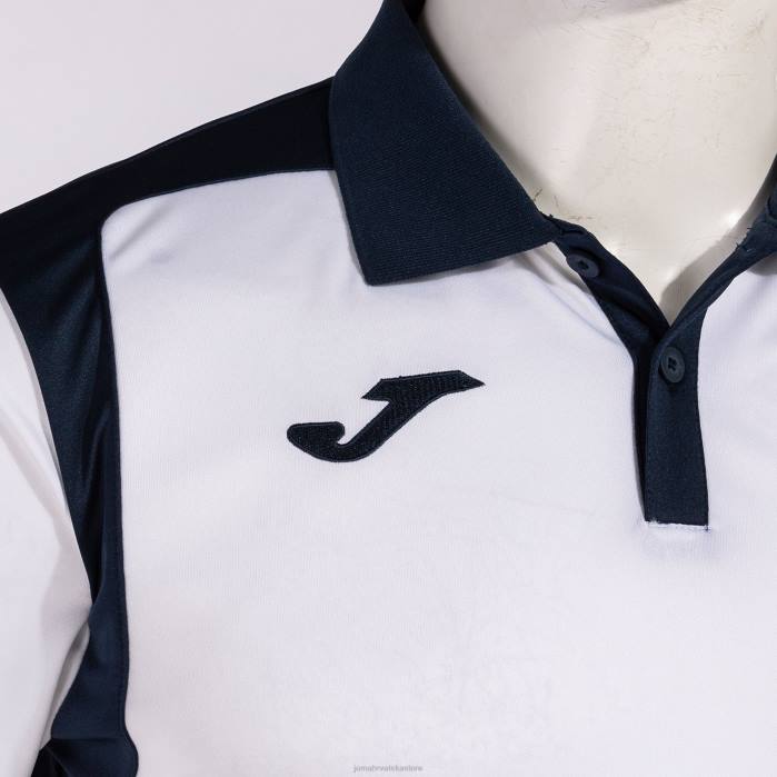 hr Joma polo majica kratkih rukava prvenstvo v bijela tamnoplava 6FVN4448 muškarci