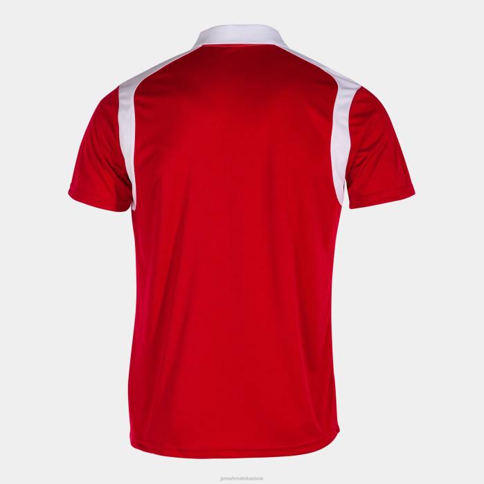 hr Joma polo majica kratkih rukava prvenstvo v crveno bijelo 6FVN526 muškarci