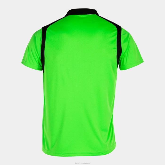hr Joma polo majica kratkih rukava prvenstvo v fluorescentno zelena crna 6FVN557 muškarci
