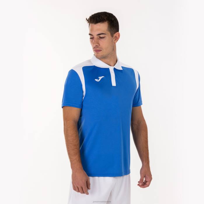 hr Joma polo majica kratkih rukava prvenstvo v kraljevsko plava bijela 6FVN2990 muškarci