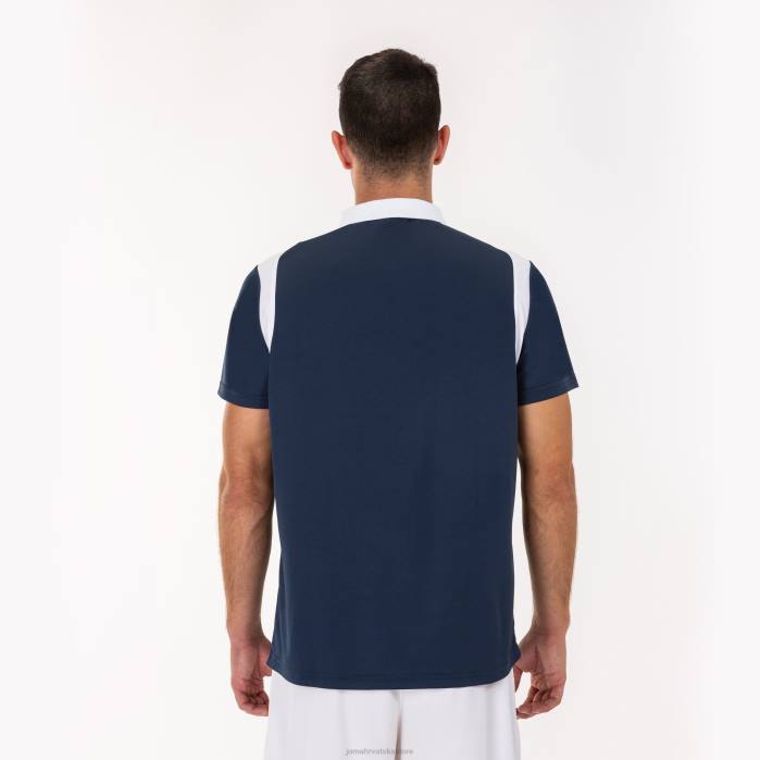 hr Joma polo majica kratkih rukava prvenstvo v tamnoplava bijela 6FVN4343 muškarci