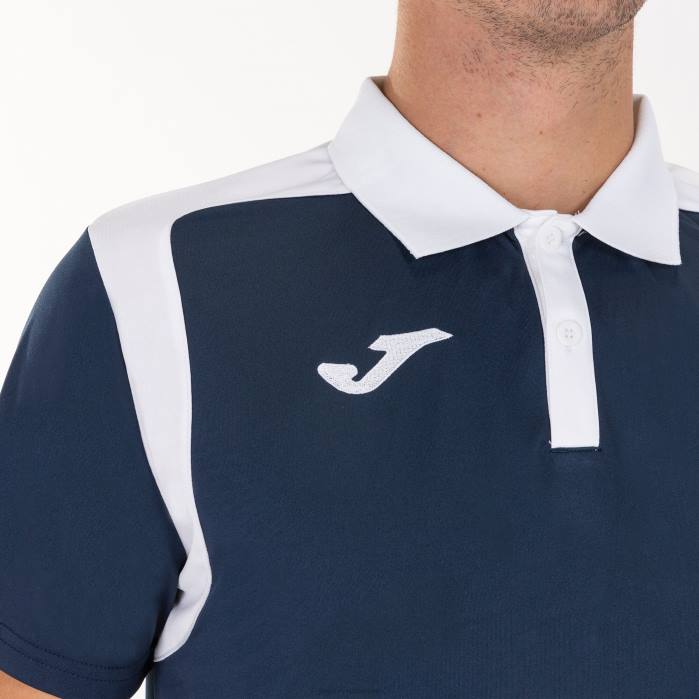 hr Joma polo majica kratkih rukava prvenstvo v tamnoplava bijela 6FVN4343 muškarci