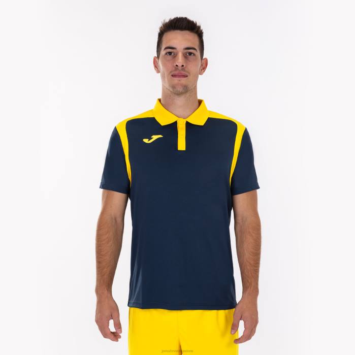 hr Joma polo majica kratkih rukava prvenstvo v tamnoplava žuta 6FVN556 muškarci