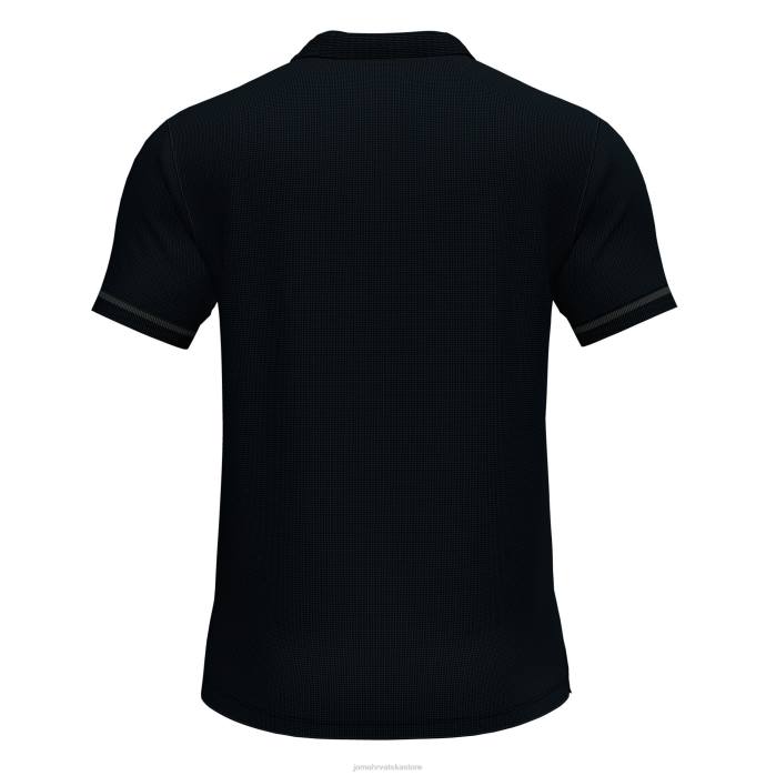 hr Joma polo majica kratkih rukava prvenstvo vi crno tamno sivo 6FVN1021 muškarci