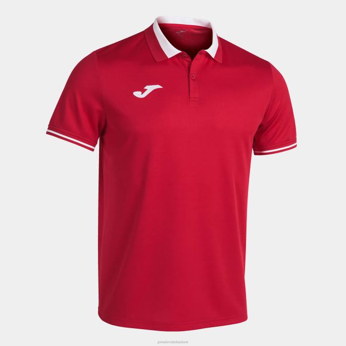 hr Joma polo majica kratkih rukava prvenstvo vi crveno bijelo 6FVN4310 muškarci