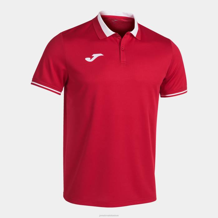 hr Joma polo majica kratkih rukava prvenstvo vi crveno bijelo 6FVN4310 muškarci