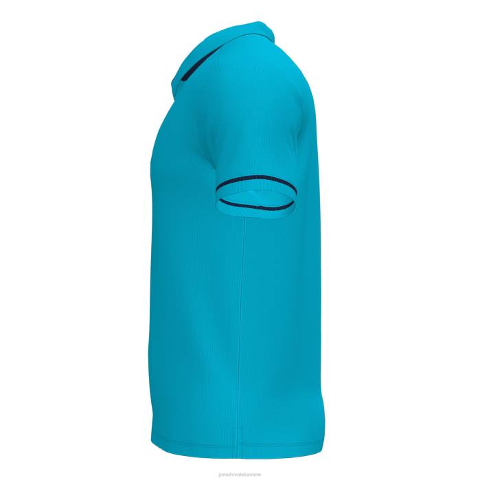 hr Joma polo majica kratkih rukava prvenstvo vi fluorescentno tirkizno tamnoplava 6FVN3295 muškarci