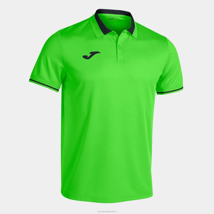 hr Joma polo majica kratkih rukava prvenstvo vi fluorescentno zelena crna 6FVN3340 muškarci