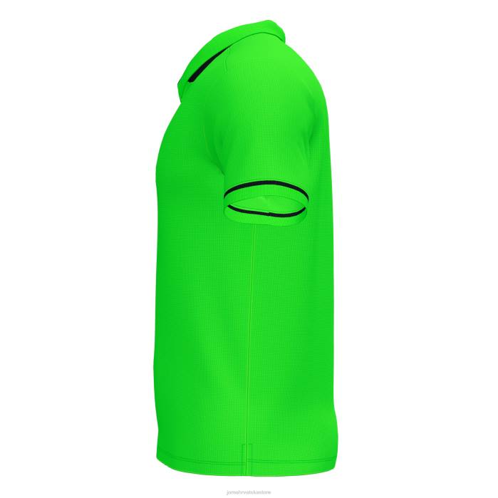 hr Joma polo majica kratkih rukava prvenstvo vi fluorescentno zelena crna 6FVN3340 muškarci