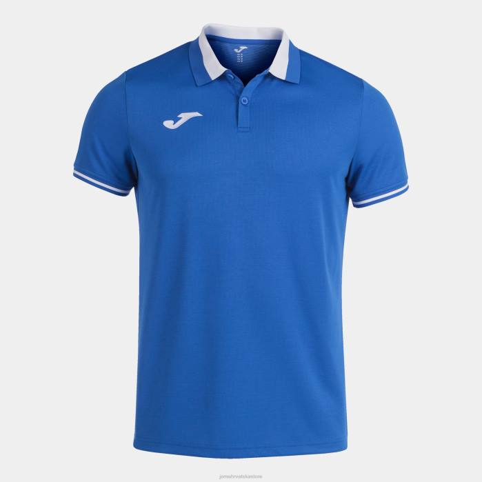hr Joma polo majica kratkih rukava prvenstvo vi kraljevsko plava bijela 6FVN1339 muškarci