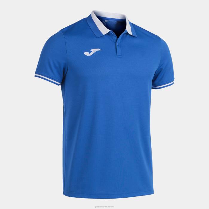 hr Joma polo majica kratkih rukava prvenstvo vi kraljevsko plava bijela 6FVN1339 muškarci