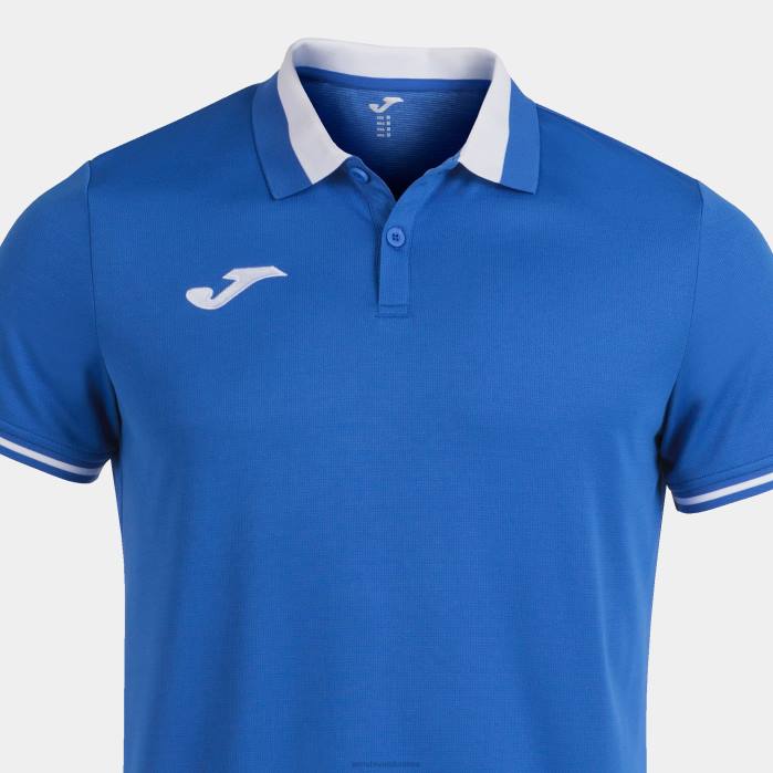 hr Joma polo majica kratkih rukava prvenstvo vi kraljevsko plava bijela 6FVN1339 muškarci