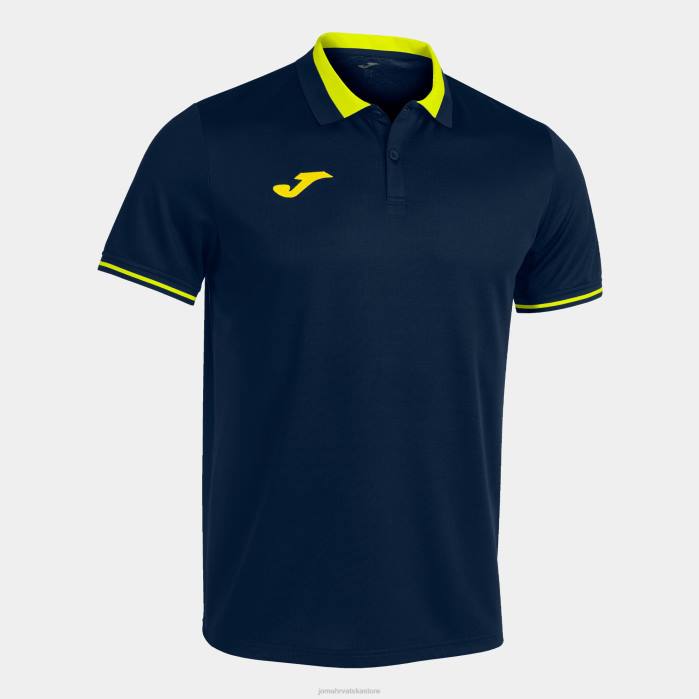 hr Joma polo majica kratkih rukava prvenstvo vi tamnoplava žuta 6FVN1472 muškarci