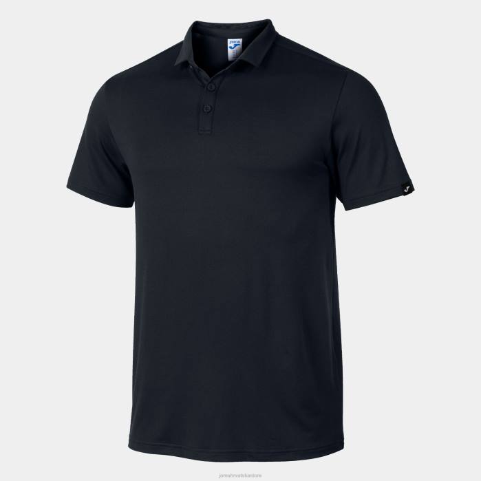 hr Joma polo majica kratkih rukava sydney crno 6FVN1054 muškarci