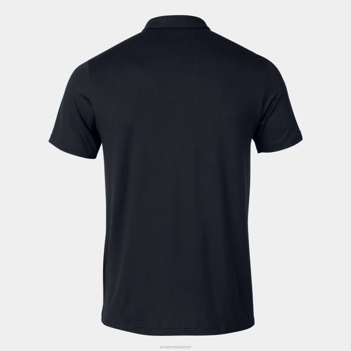 hr Joma polo majica kratkih rukava sydney crno 6FVN1054 muškarci