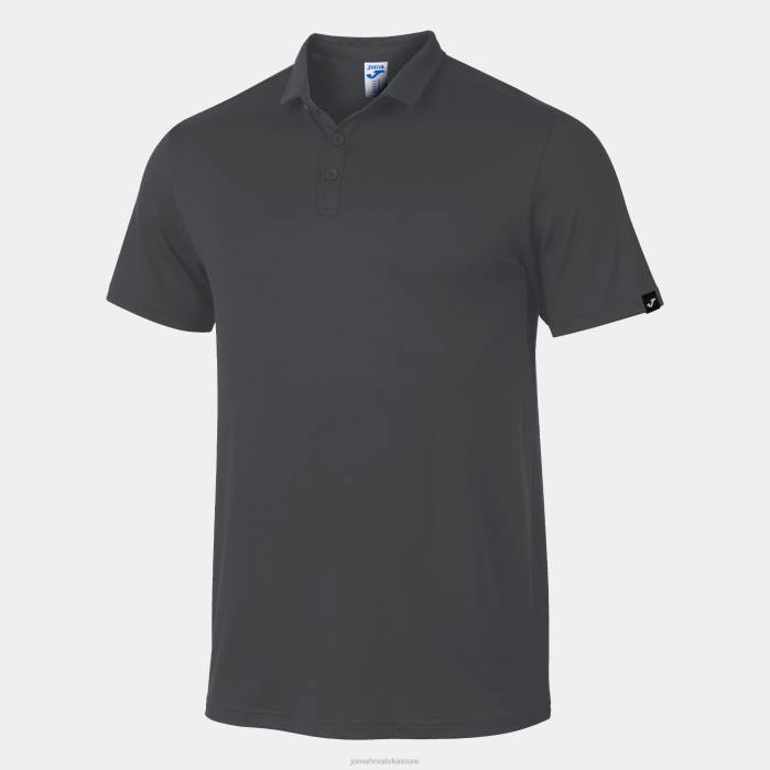 hr Joma polo majica kratkih rukava sydney tamno sivo 6FVN4748 muškarci