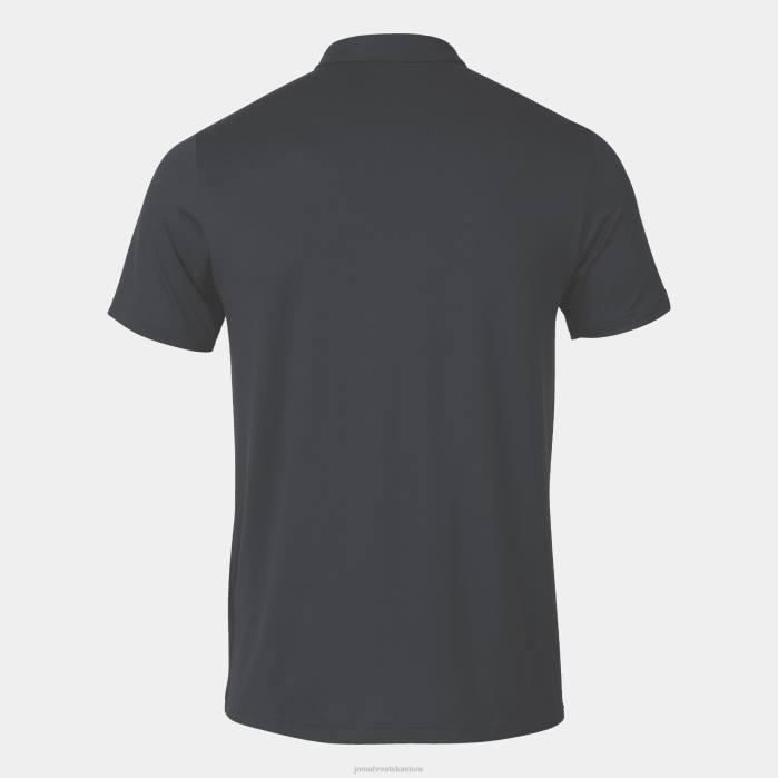 hr Joma polo majica kratkih rukava sydney tamno sivo 6FVN4748 muškarci