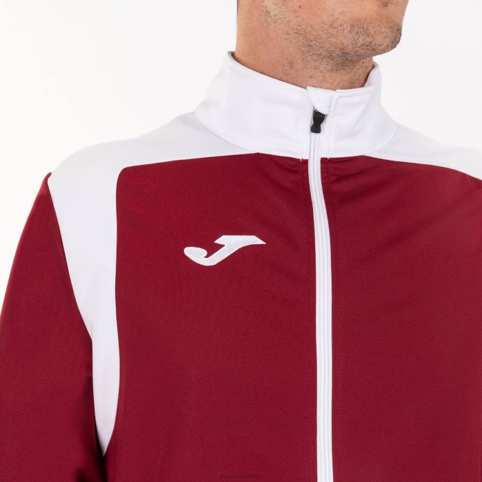 hr Joma prvenstvo u trenirci v bordo bijela 6FVN302 muškarci