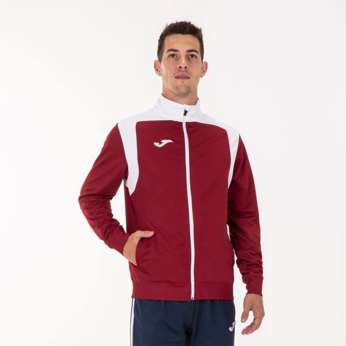 hr Joma prvenstvo u trenirci v bordo bijela 6FVN302 muškarci