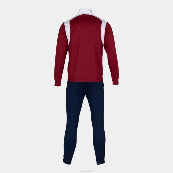 hr Joma prvenstvo u trenirci v bordo bijela 6FVN302 muškarci