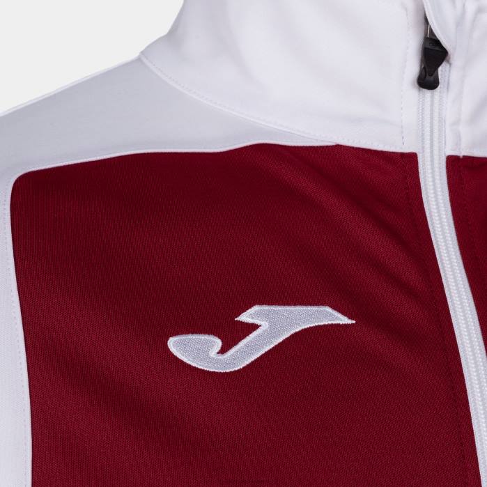 hr Joma prvenstvo u trenirci v bordo bijela 6FVN302 muškarci