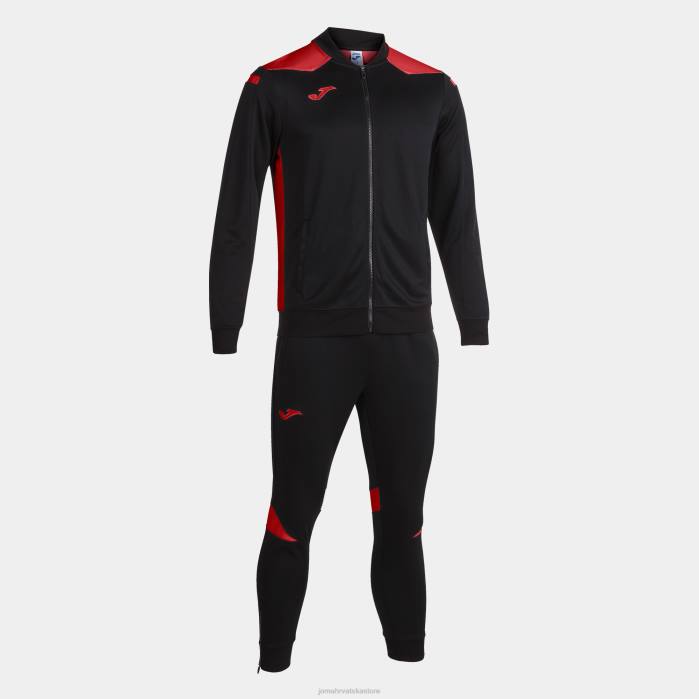 hr Joma prvenstvo u trenirci vi crno crvena 6FVN4548 muškarci