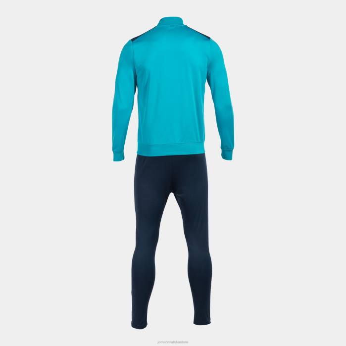 hr Joma prvenstvo u trenirkama vii fluorescentno tirkizno tamnoplava 6FVN1088 muškarci