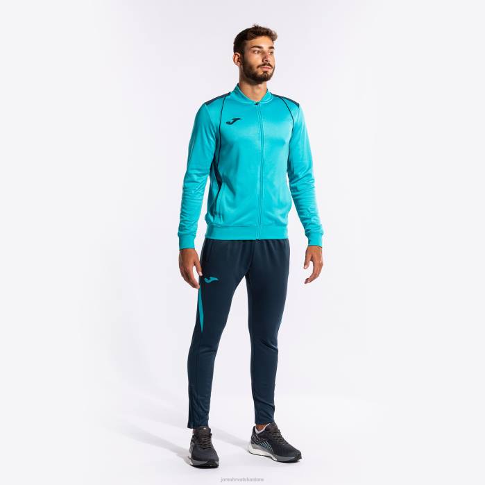 hr Joma prvenstvo u trenirkama vii fluorescentno tirkizno tamnoplava 6FVN1088 muškarci