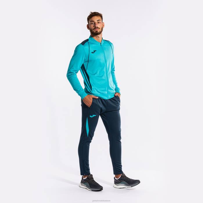 hr Joma prvenstvo u trenirkama vii fluorescentno tirkizno tamnoplava 6FVN1088 muškarci
