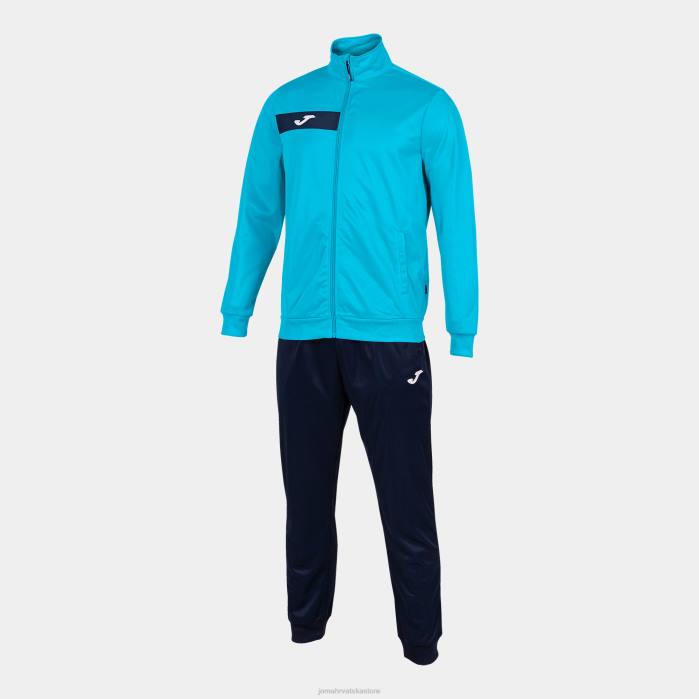hr Joma trenerka Columbus fluorescentno tirkizno tamnoplava 6FVN3080 muškarci
