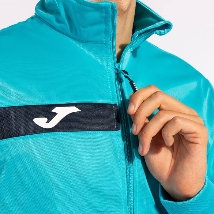 hr Joma trenerka Columbus fluorescentno tirkizno tamnoplava 6FVN3080 muškarci