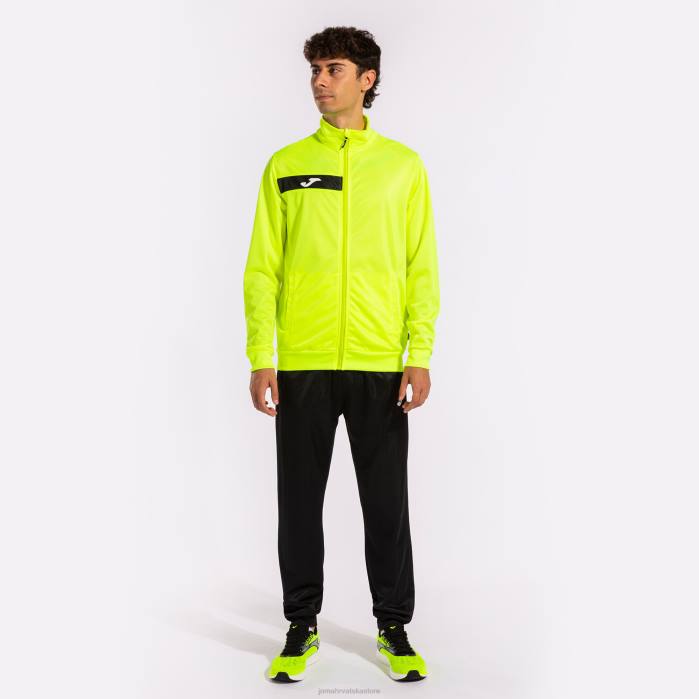 hr Joma trenerka Columbus fluorescentno žuto crna 6FVN4116 muškarci