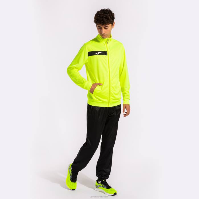 hr Joma trenerka Columbus fluorescentno žuto crna 6FVN4116 muškarci