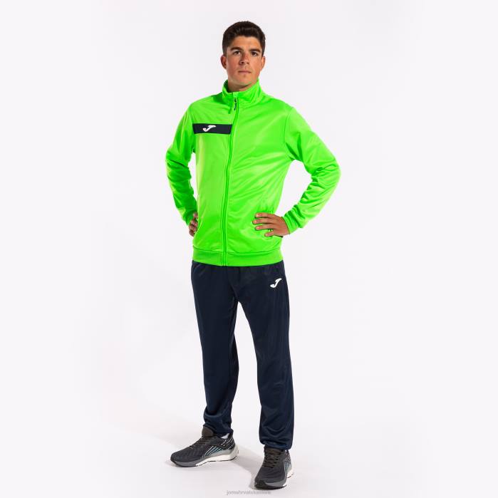 hr Joma trenerka Columbus fluorescentno zelena tamnoplava 6FVN3448 muškarci