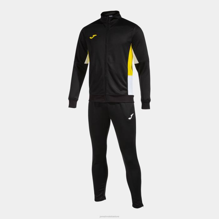 hr Joma trenirka danubio ii crno žuto bijelo 6FVN256 muškarci