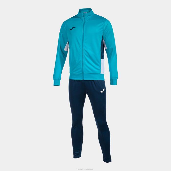 hr Joma trenirka danubio ii fluorescentna tirkizna tamnoplava bijela 6FVN3209 muškarci
