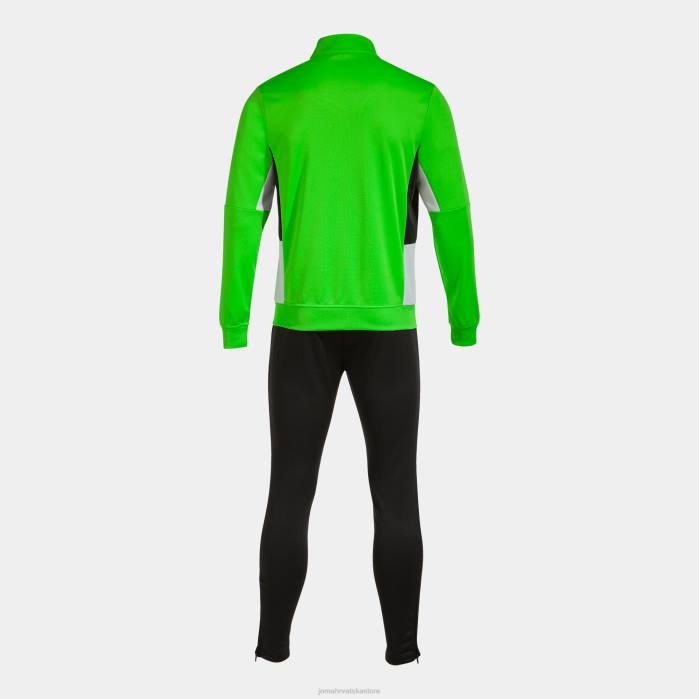 hr Joma trenirka danubio ii fluorescentno zelena crno bijela 6FVN616 muškarci