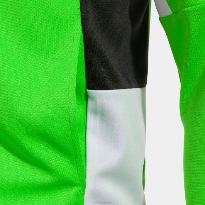 hr Joma trenirka danubio ii fluorescentno zelena crno bijela 6FVN616 muškarci